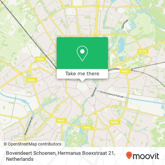 Bovendeert Schoenen, Hermanus Boexstraat 21 map