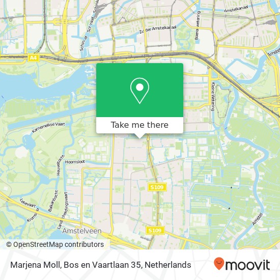 Marjena Moll, Bos en Vaartlaan 35 map