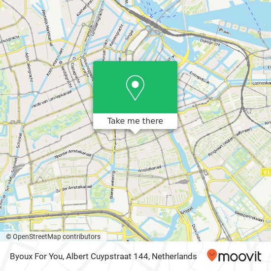 Byoux For You, Albert Cuypstraat 144 map