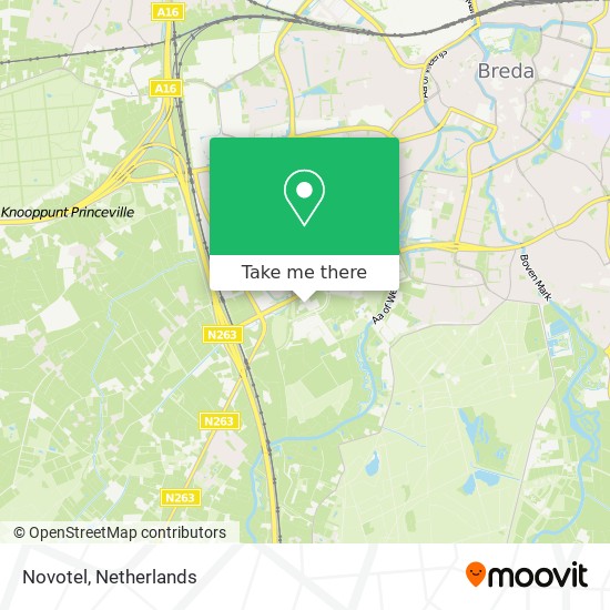 Novotel map