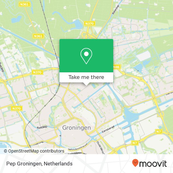 Pep Groningen, Korreweg 248 map