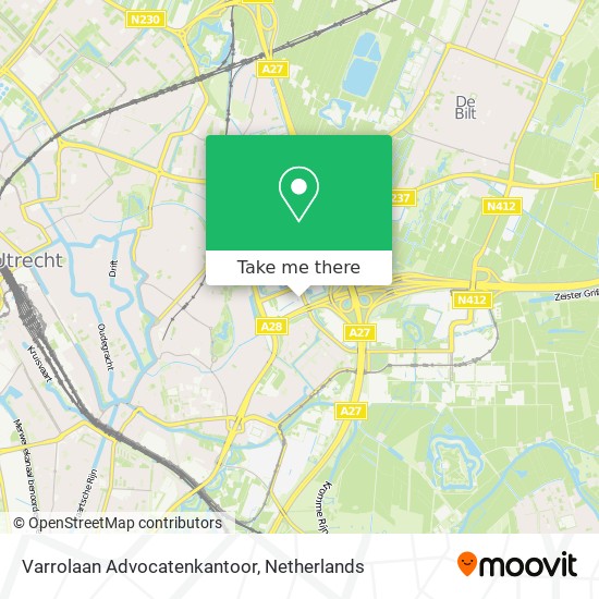 How get Varrolaan Advocatenkantoor in Utrecht Bus or Train?