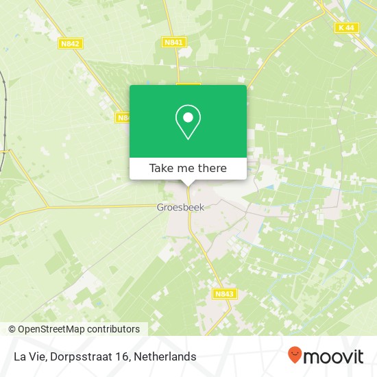 La Vie, Dorpsstraat 16 map