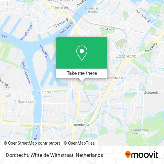 Dordrecht, Witte de Withstraat map