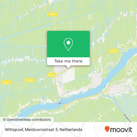 Wittepoel, Meidoornstraat 5 map