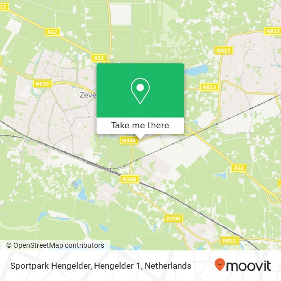 Sportpark Hengelder, Hengelder 1 map