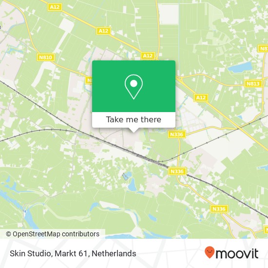 Skin Studio, Markt 61 map