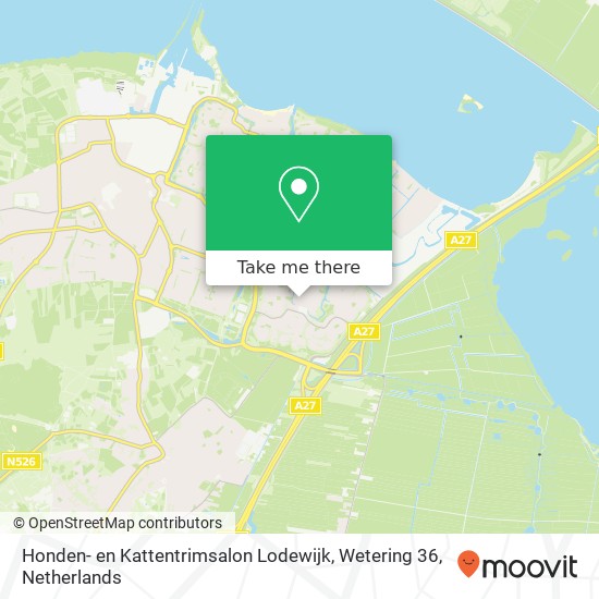 Honden- en Kattentrimsalon Lodewijk, Wetering 36 map