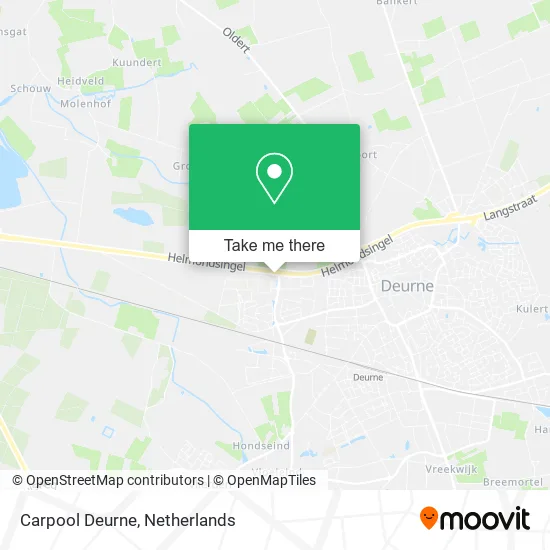 Carpool Deurne map
