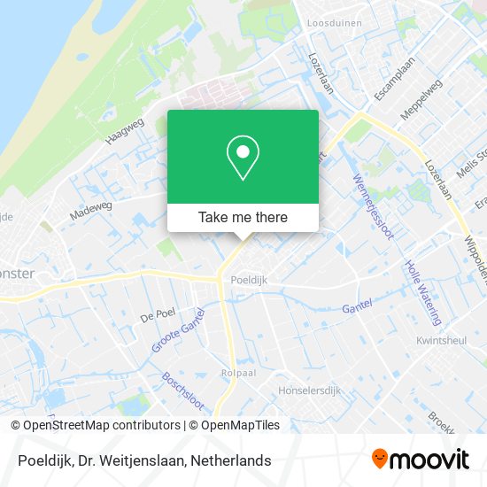 Poeldijk, Dr. Weitjenslaan map