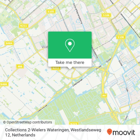 Collections 2-Wielers Wateringen, Westlandseweg 12 map