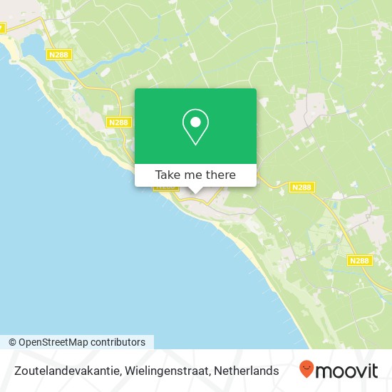 Zoutelandevakantie, Wielingenstraat map