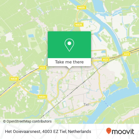 Het Ooievaarsnest, 4003 EZ Tiel map