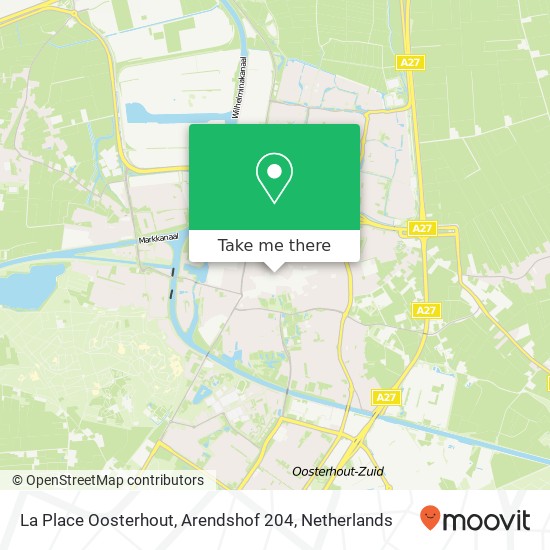 La Place Oosterhout, Arendshof 204 map