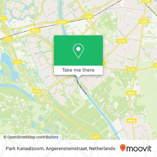 Park Kanaalzoom, Angerensteinstraat map