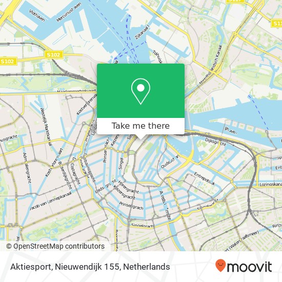 Aktiesport, Nieuwendijk 155 Karte
