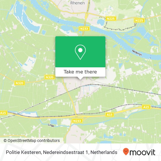 Politie Kesteren, Nedereindsestraat 1 map