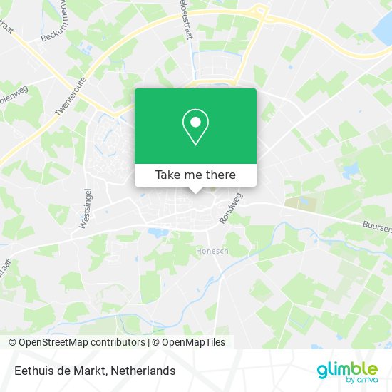 Eethuis de Markt map