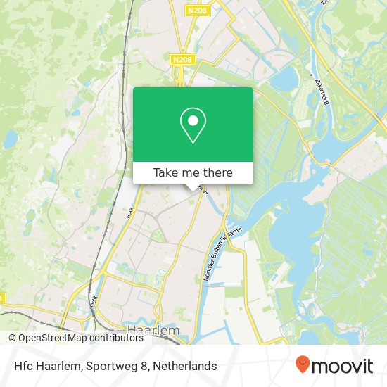 Hfc Haarlem, Sportweg 8 map