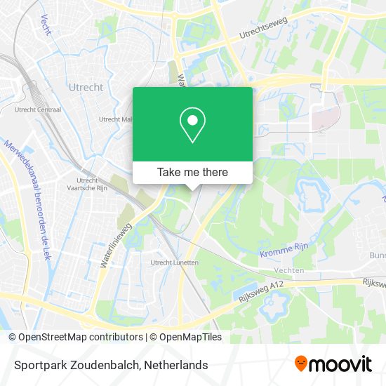 Sportpark Zoudenbalch map