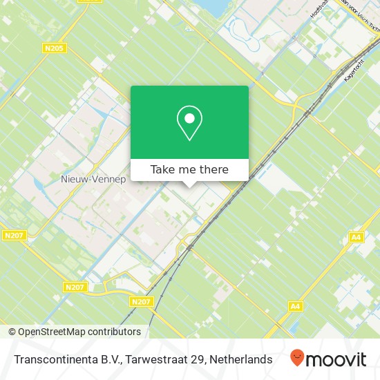 Transcontinenta B.V., Tarwestraat 29 map