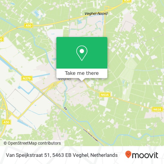 Van Speijkstraat 51, 5463 EB Veghel map