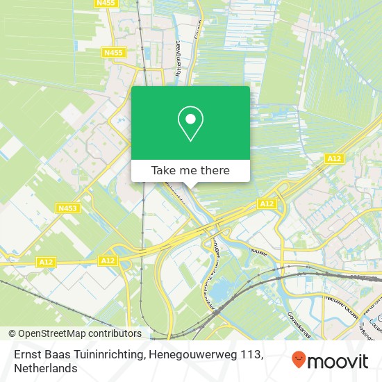 Ernst Baas Tuininrichting, Henegouwerweg 113 map