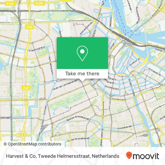 Harvest & Co, Tweede Helmersstraat map