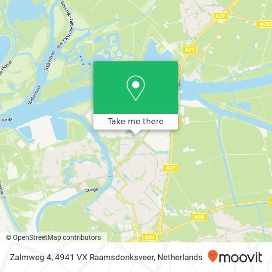 Zalmweg 4, 4941 VX Raamsdonksveer map