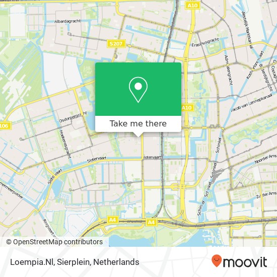 Loempia.Nl, Sierplein map