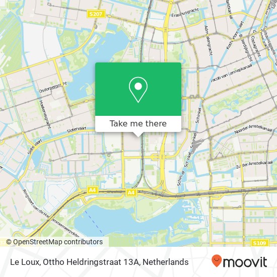 Le Loux, Ottho Heldringstraat 13A map