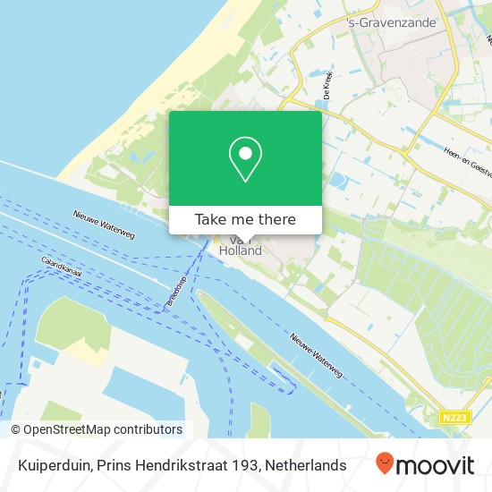 Kuiperduin, Prins Hendrikstraat 193 map