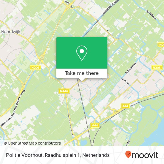 Politie Voorhout, Raadhuisplein 1 map