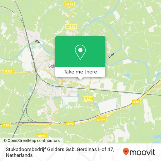 Stukadoorsbedrijf Gelders Gsb, Gerdina's Hof 47 map