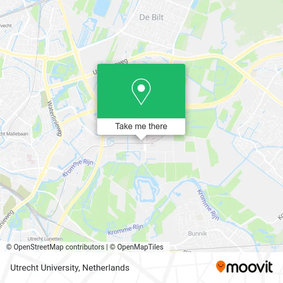 Utrecht University map