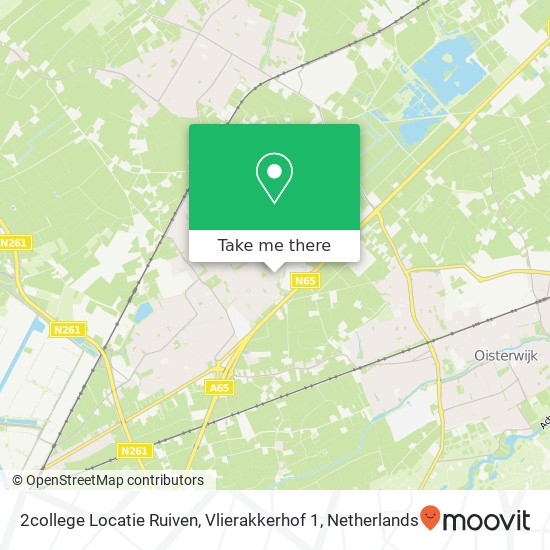 2college Locatie Ruiven, Vlierakkerhof 1 Karte