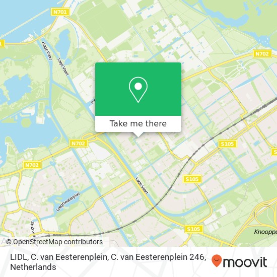 LIDL, C. van Eesterenplein, C. van Eesterenplein 246 map