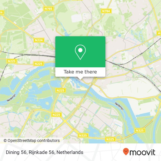 Dining 56, Rijnkade 56 map