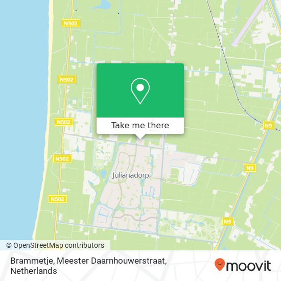 Brammetje, Meester Daarnhouwerstraat map