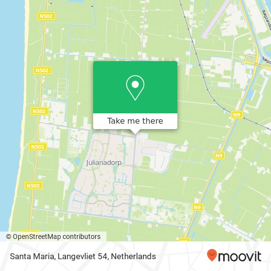 Santa Maria, Langevliet 54 map