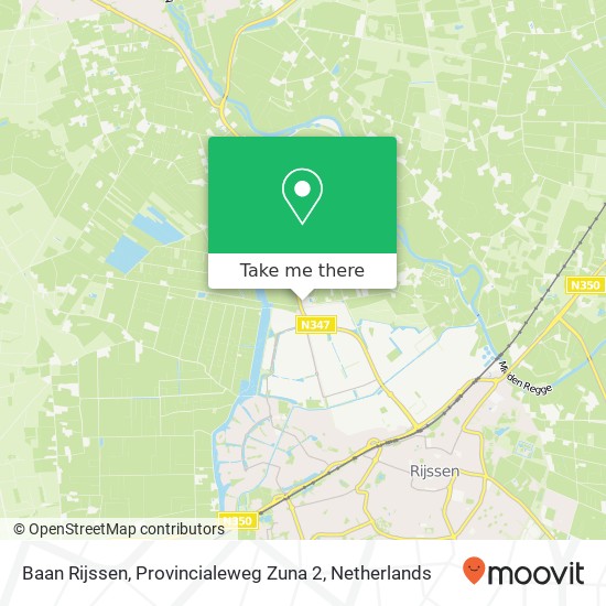 Baan Rijssen, Provincialeweg Zuna 2 map