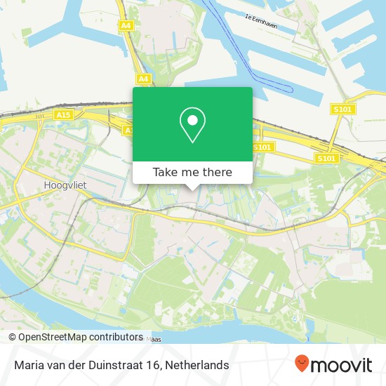 Maria van der Duinstraat 16, 3176 VC Poortugaal map