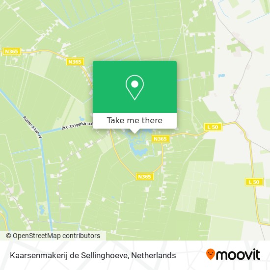 Kaarsenmakerij de Sellinghoeve map