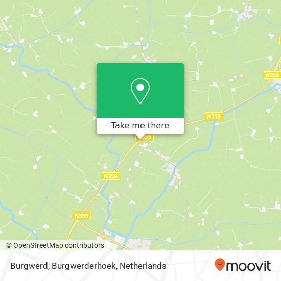Burgwerd, Burgwerderhoek map
