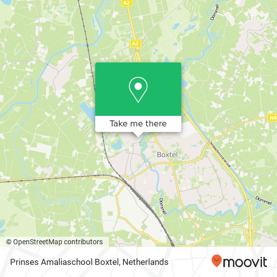 Prinses Amaliaschool Boxtel, Reginahof 3 map