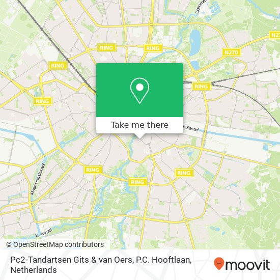 Pc2-Tandartsen Gits & van Oers, P.C. Hooftlaan map