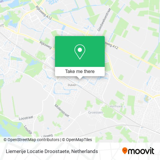 Liemerije Locatie Droostaete map