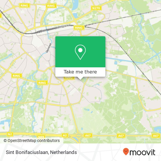 Sint Bonifaciuslaan, 5643 NM Eindhoven map