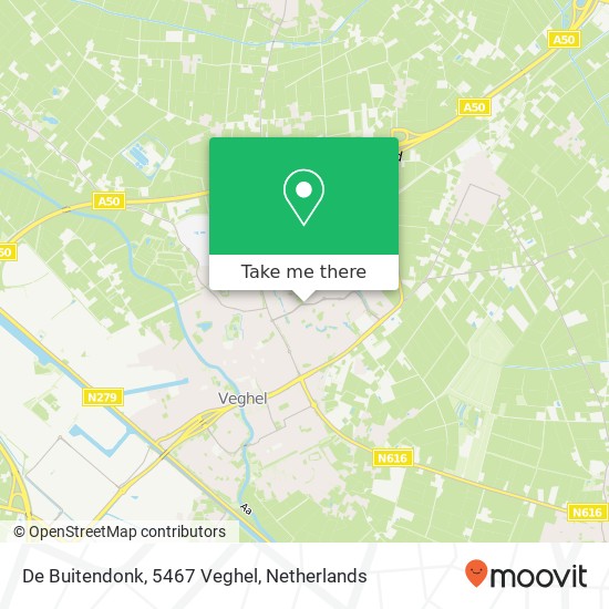 De Buitendonk, 5467 Veghel map