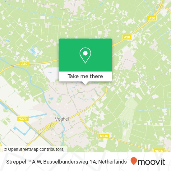 Streppel P A W, Busselbundersweg 1A map